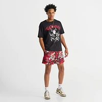 Men's Ed Hardy Love Kills Slowly Skull Graphic Mesh Shorts