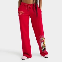Women's Ed Hardy Mountain Tiger Fleece Jogger Pants