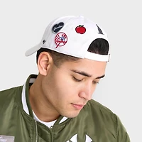 '47 New York Yankees MLB Badges Clean Up Strapback Hat