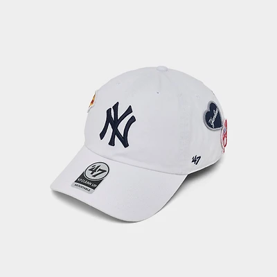 '47 New York Yankees MLB Badges Clean Up Strapback Hat