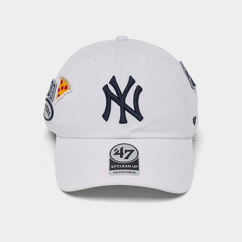 '47 New York Yankees MLB Badges Clean Up Strapback Hat