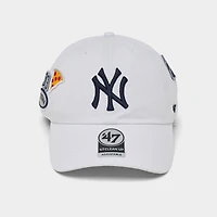 '47 New York Yankees MLB Badges Clean Up Strapback Hat