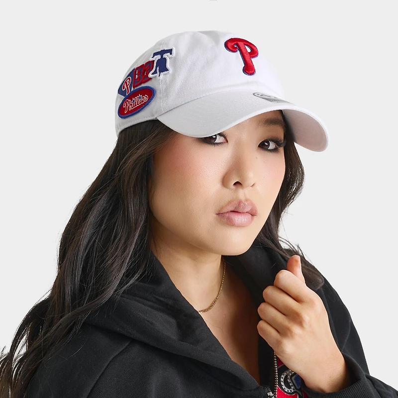 '47 Philadelphia Phillies MLB Badges Clean Up Strapback Hat