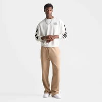 Men's L/AB c/o Off-White Diagonal Fleece Crewneck Sweatshirt