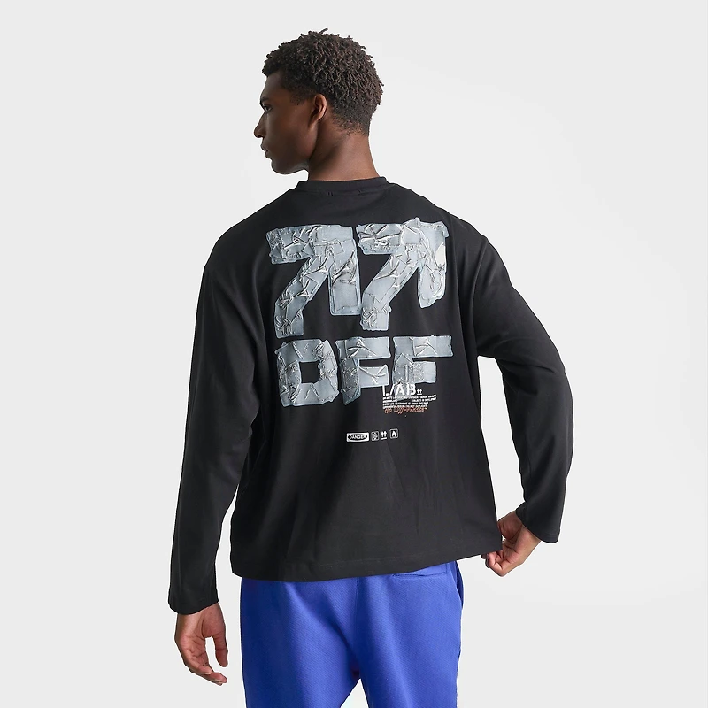 Men's L/AB c/o Off-White Duct Tape Long-Sleeve T-Shirt