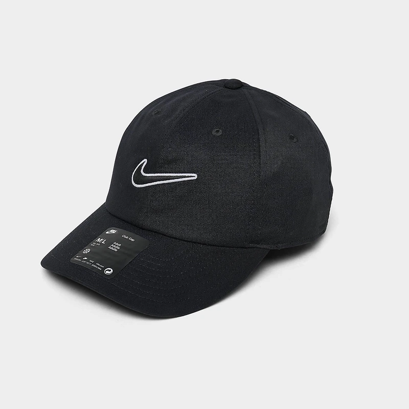 Nike Club Swoosh Unstructured Strapback Hat