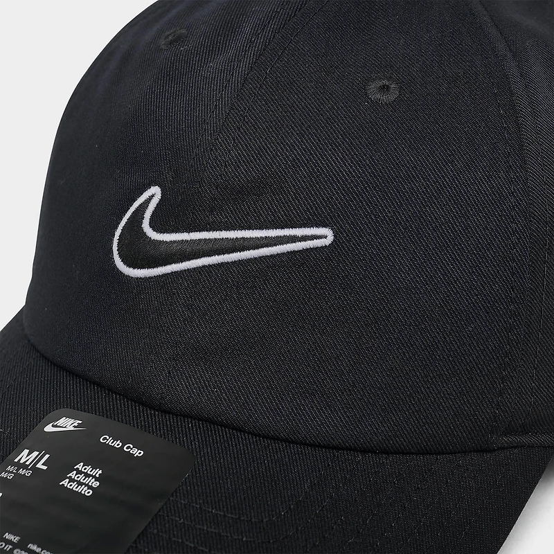 Nike Club Swoosh Unstructured Strapback Hat