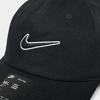 Nike Club Swoosh Unstructured Strapback Hat
