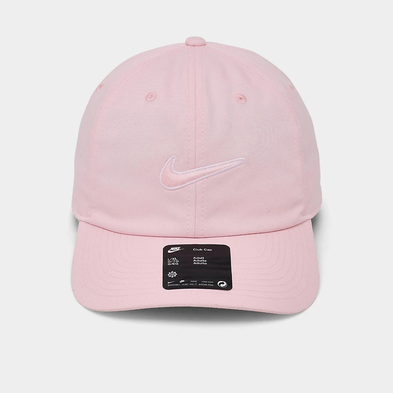 Nike Club Swoosh Unstructured Strapback Hat