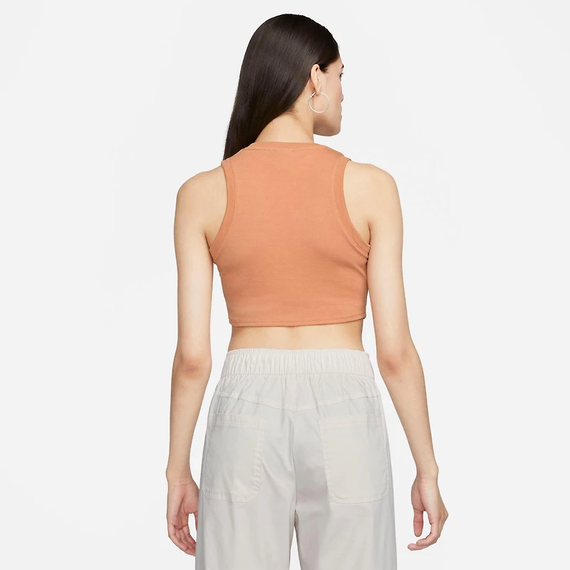 Women's Nike Sportswear Essential Ribbed Cropped Tank
