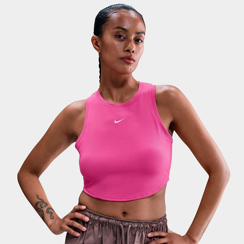 Women's Nike Sportswear Essential Ribbed Cropped Tank