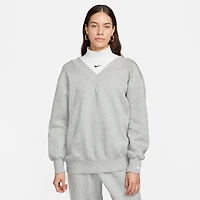 Women's Nike Sportswear Phoenix Fleece Oversized V-Neck Sweatshirt