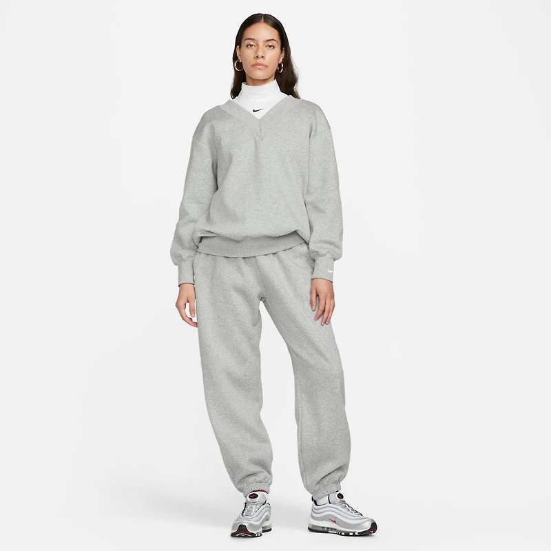 Women's Nike Sportswear Phoenix Fleece Oversized V-Neck Sweatshirt