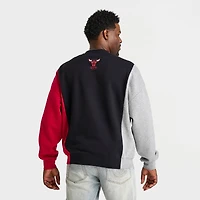 Men's Mitchell & Ness Chicago Bulls NBA Split Crewneck Sweatshirt