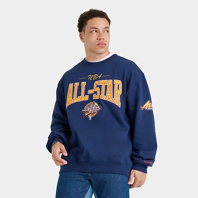 Men's Mitchell & Ness 2000 NBA All-Star There Back Fleece Crewneck Sweatshirt