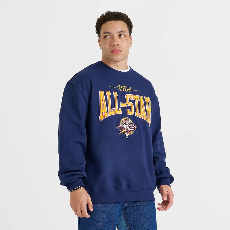Men's Mitchell & Ness 2000 NBA All-Star There Back Fleece Crewneck Sweatshirt