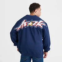 Men's Mitchell & Ness 2000 NBA All-Star There Back Fleece Crewneck Sweatshirt