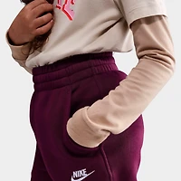 Girls' Big Kids' Nike Sportswear Club Fleece High-Waisted Fitted Jogger Pants