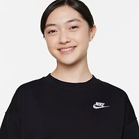 Girls' Big Kids' Nike Sportswear Club Fleece Oversized Sweatshirt