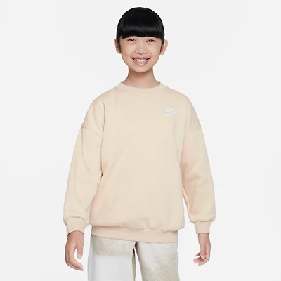 Girls' Big Kids' Nike Sportswear Club Fleece Oversized Sweatshirt