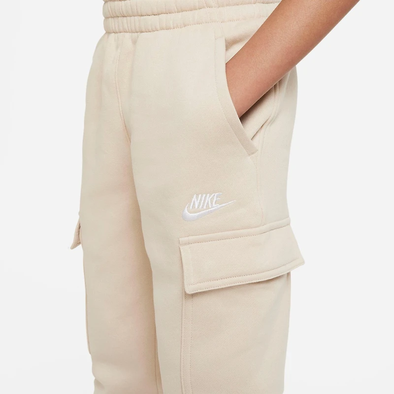 Big Kids' Nike Sportswear Club Fleece Cargo Jogger Pants