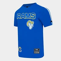 Men's Pro Standard Los Angeles Rams NFL Classic Mesh Striped T-Shirt