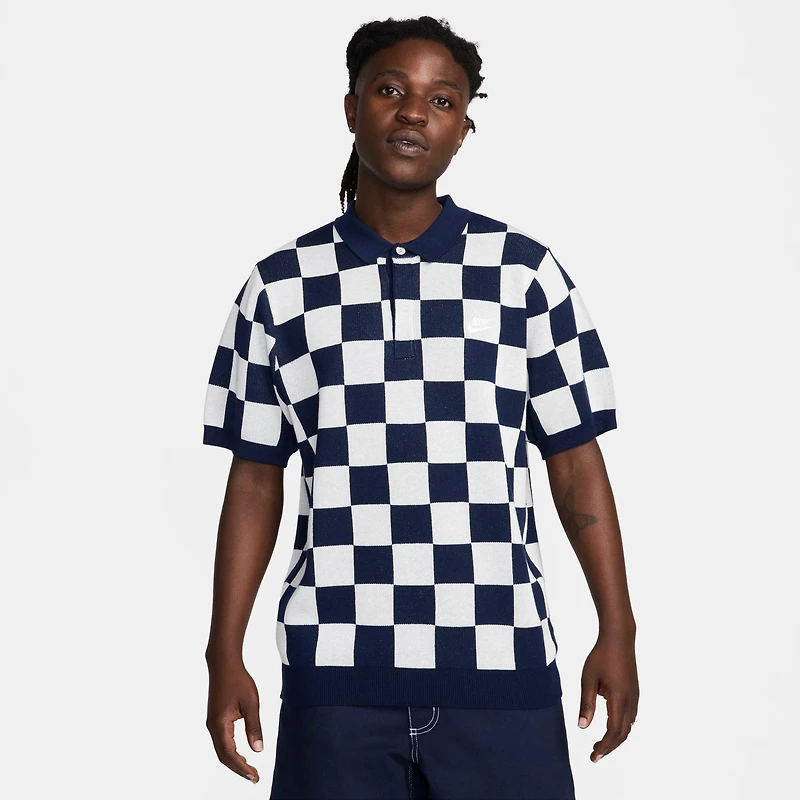 Men's Nike Sportswear Club Checkers Polo Shirt