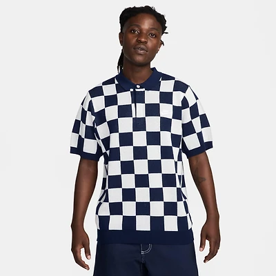 Men's Nike Sportswear Club Checkers Polo Shirt