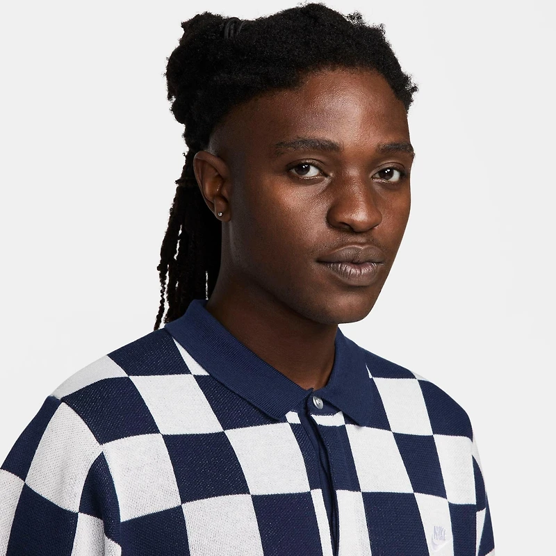 Men's Nike Sportswear Club Checkers Polo Shirt