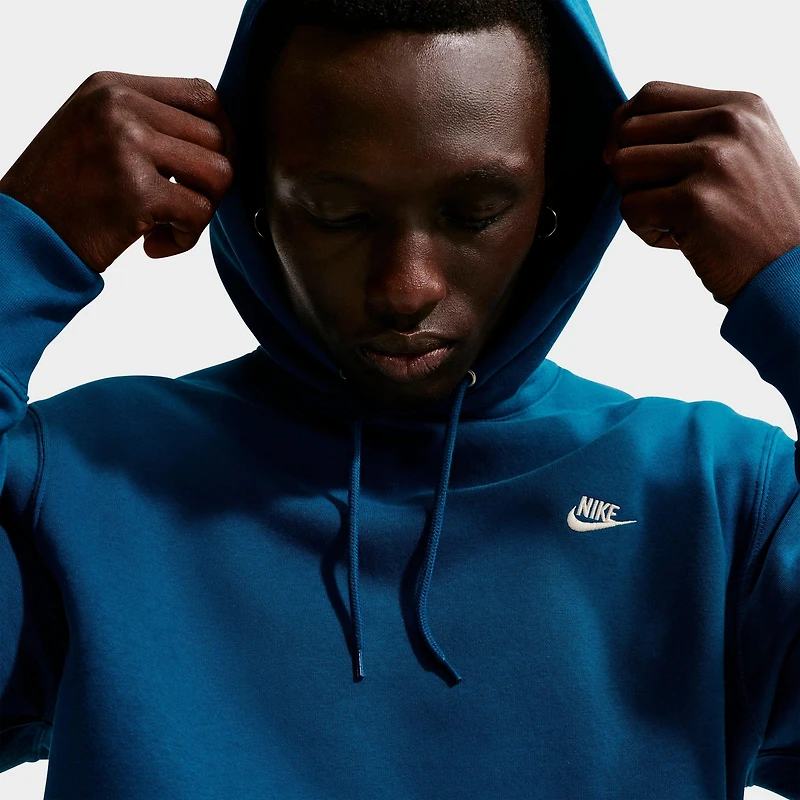 Men's Nike Club Fleece Premium Embroidered Pullover Hoodie