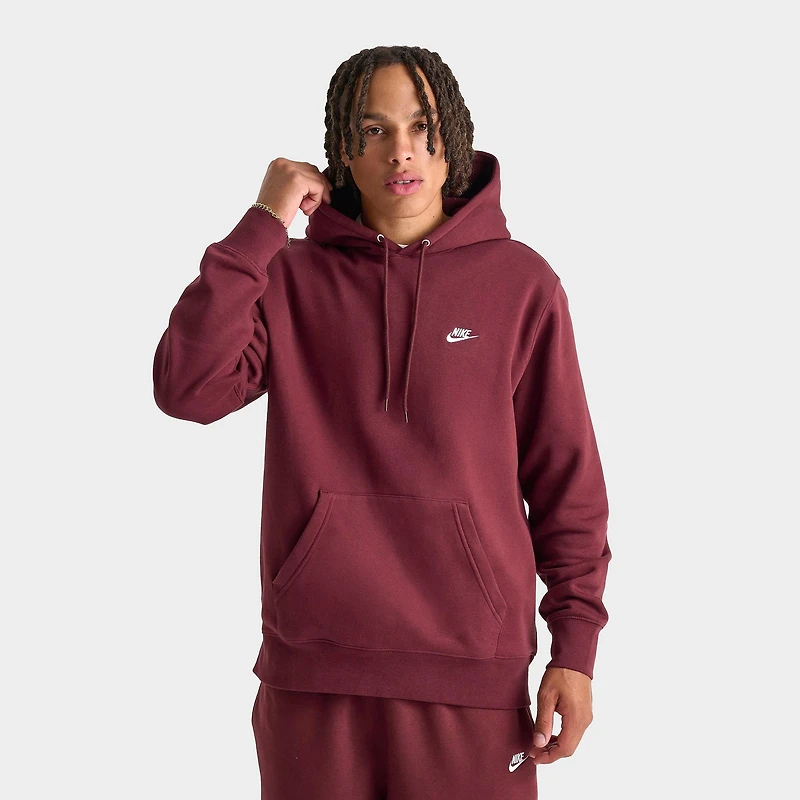 Men's Nike Club Fleece Premium Embroidered Pullover Hoodie