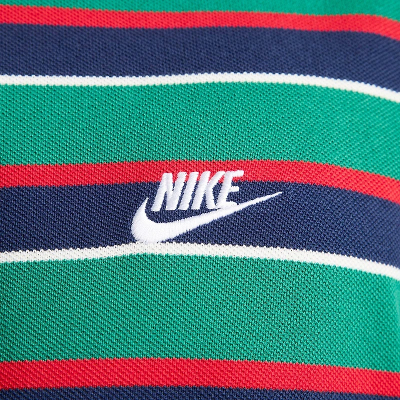 Men's Nike Club Striped Polo Shirt