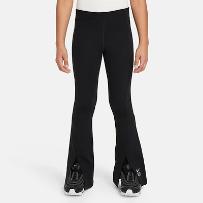 Girls' Big Kids' Nike Air High-Waisted Flared Leggings
