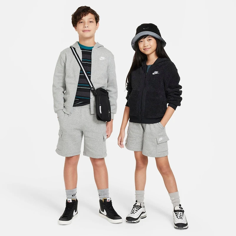 Big Kids' Nike Sportswear Club Fleece Cargo Shorts