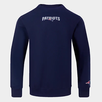 Men's Pro Standard New England Patriots NFL Wingspan Fleece Crewneck Sweatshirt