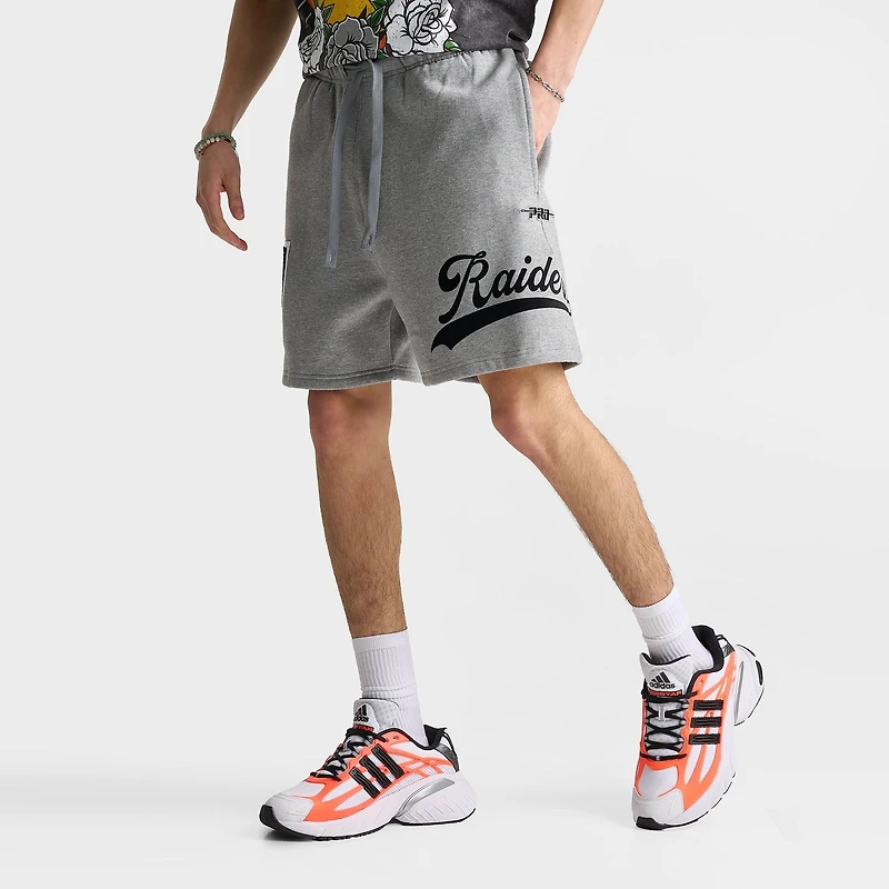 Men's Pro Standard Las Vegas Raiders NFL Living Large Fleece Shorts