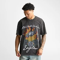 Men's Pro Standard Philadelphia Eagles NFL Fire And Roses Graphic T-Shirt