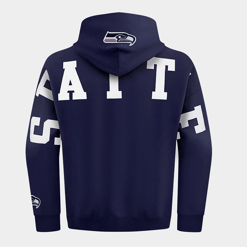 Men's Pro Standard Seattle Seahawks NFL Wingspan Fleece Pullover Hoodie