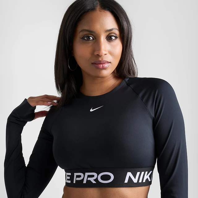 Long Sleeve Crop Nike Pro Tank Top Women's Nike Pro Dri-FIT