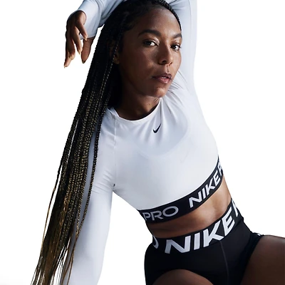 Women's Nike Pro 365 Dri-FIT Cropped Long-Sleeve T-Shirt