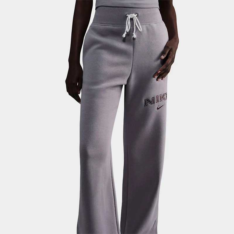 Women's Nike Sportswear Phoenix Fleece High-Waisted Wide-Leg Logo Pants