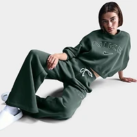 Women's Nike Sportswear Phoenix Fleece High-Waisted Wide-Leg Logo Pants