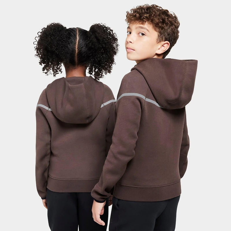 Boys' Big Kids' Nike Sportswear Tech Fleece Reflective Full-Zip Hoodie