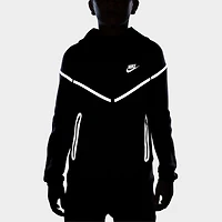 Boys' Big Kids' Nike Sportswear Tech Fleece Reflective Full-Zip Hoodie