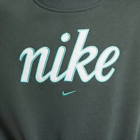Girls' Big Kids' Nike Sportswear Club Fleece Boxy Crewneck Sweatshirt