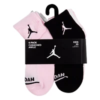 Girls' Jordan Cushioned Ankle Socks (6-Pack)