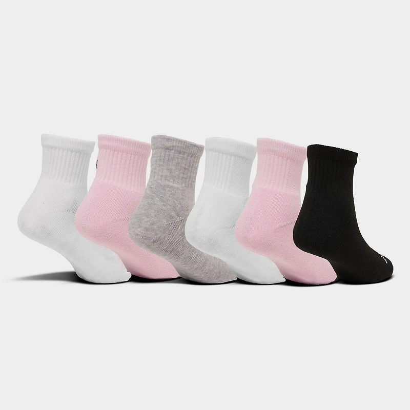 Girls' Jordan Cushioned Ankle Socks (6-Pack)