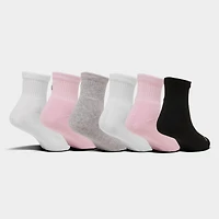 Girls' Jordan Cushioned Ankle Socks (6-Pack)