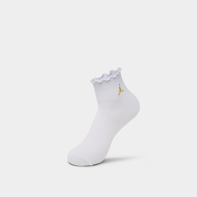 Girls' Jordan Lettuce Edge Ankle Socks (6-Pack)