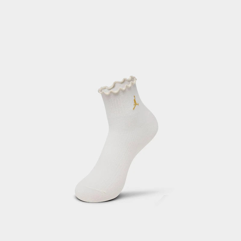 Girls' Jordan Lettuce Edge Ankle Socks (6-Pack)
